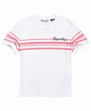 Superdry Leona Graphic Női Pólók Fehér | FNVIR2965